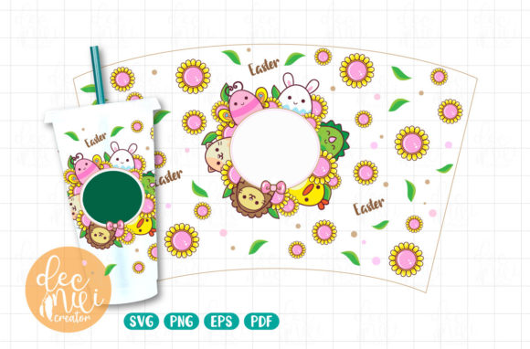 Easter Animal Eggs DIY Venti Cup Instant