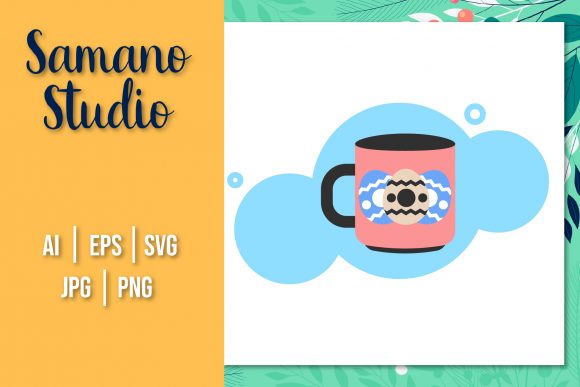 Easter Icon Vector Creative Design Cup