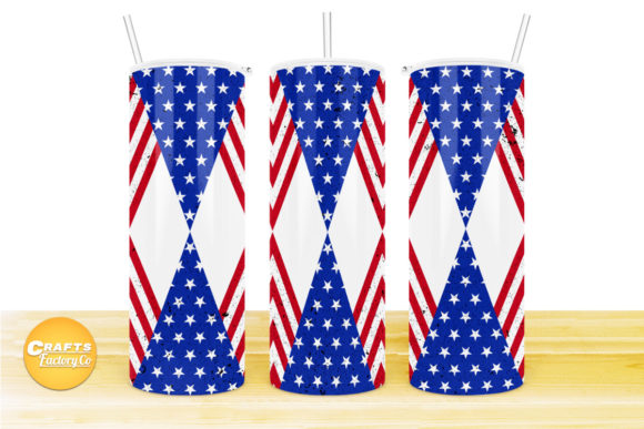 Skinny Tumbler Design American Flag