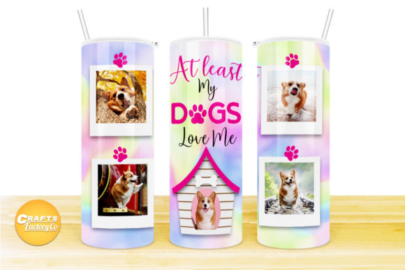 Skinny Tumbler Design Dog Picture Frame