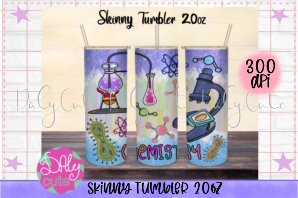 Teacher Chemistry 20oz Skinny Tumbler